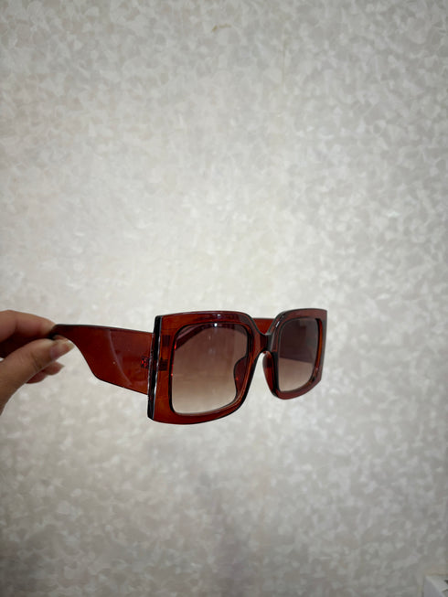 Fashionable Retro Square Frame Sunglasses